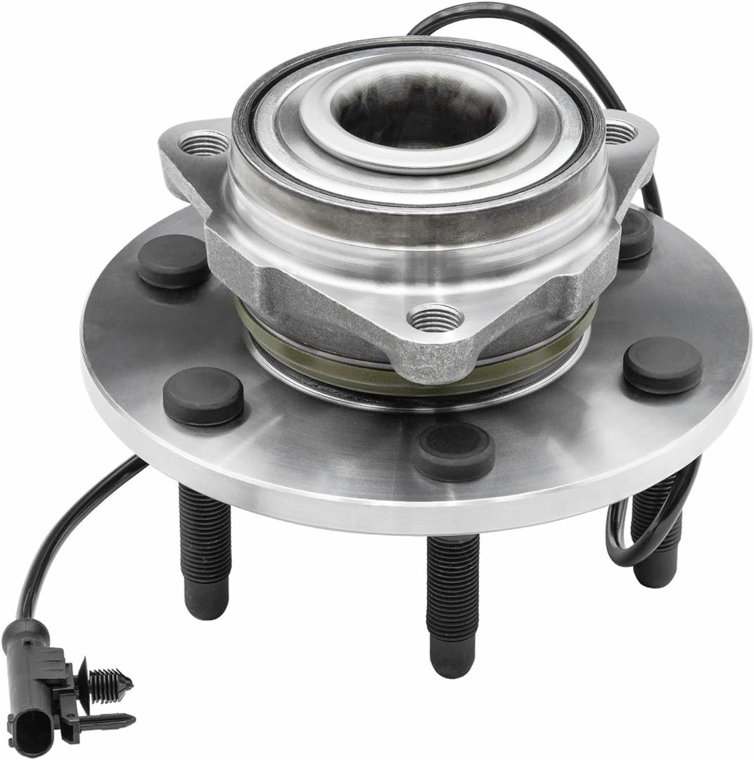 Vurkcy 515096 Front Wheel Bearing Hubs Assembly Fit 2007-2014 Chevy Cadillac GMC Silverado Suburban 1500 Tahoe Avalanche Sierra 1500 Yukon XL Escalade ESV EXT 4WD AWD, 6 Lugs w/ABS, 1PCS