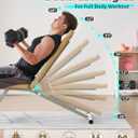 SPORTSOUL 880LB Weight Bench, 8-Position Backrest Adjustable Workout Bench, 31.5 x 16.9 x 7.9 in