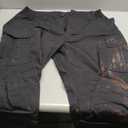 FREE SOLDIER Men's Water Resistant Pants Relaxed Fit Tactical Cargo Work Pants with Multi Pocket Size 34