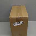 Bamboo Trash Can with Bin Liner Built-in Frame and Premium Lid - Wooden Bathroom Trash can, Bamboo Wastebasket for Bathroom, Bedroom, Living Room, Kitchen or Office