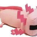 Pink Axolot Plush Plush Stuffed Toy Soft Throw Pillow Decorations for Video Game Fans, Kids Birthday Party Favor Preferred Gift for Holidays, Birthdays(Pink Axolot)