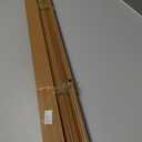 Cordless Light Filtering Mini Blind - 36"Width, 64"Length, 1" Slat Size - Woodtone - Cordless GII Morningstar Horizontal Windows Blinds for Interior by Achim Home Decor