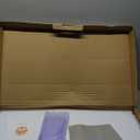 Wire Shelf Cover, Wire Rack Covers for Pantry,4 Pcs PVC Wood-Look Faux Wood Shelf Liners,26x12 Inch,0.24inch Thick for Home and Kitchen Organization (White)