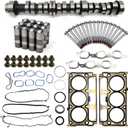 4.3L NON-AFM Camshaft Kit Fit for 2014-2017 Chevrolet Silverado 1500, GMC Sierra 1500 4.3L LV3 Engine, Includes Lifters, Head Gasket Set, Bolts, Replace OE: HGS4243 12633773