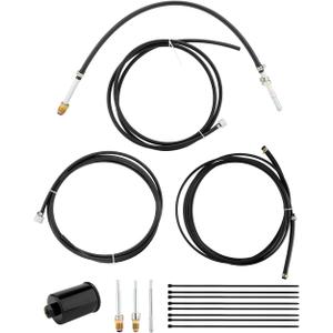 Fuel Line Kit, Compatible With 1988-1997 GM Gas Trucks, including Chevy C1500 C2500 C3500 K1500 K2500 K3500, GMC C3500 K3500, Complete Nylon Fuel Line Set, Replace# NFR0013, GM23B, FL-GM22B, FLGM22B