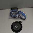 PINA Retractable Dog Leash, 26ft Dog Leash for Small Medium Large Dogs Up to 110lbs, 360° Tangle-Free Strong Reflective Nylon Tape, with Anti-Slip Handle, One-Handed Brake, Lock - Black Blue