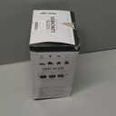 Vabaso Electric Lunch Box for Adults, 80W Heated Lunch Box with Dual 1.5L Stainless Steel Containers, Portable Food Warmer for Men Work Car Truck, 12V/24V/110V/220V - Eternal Gray