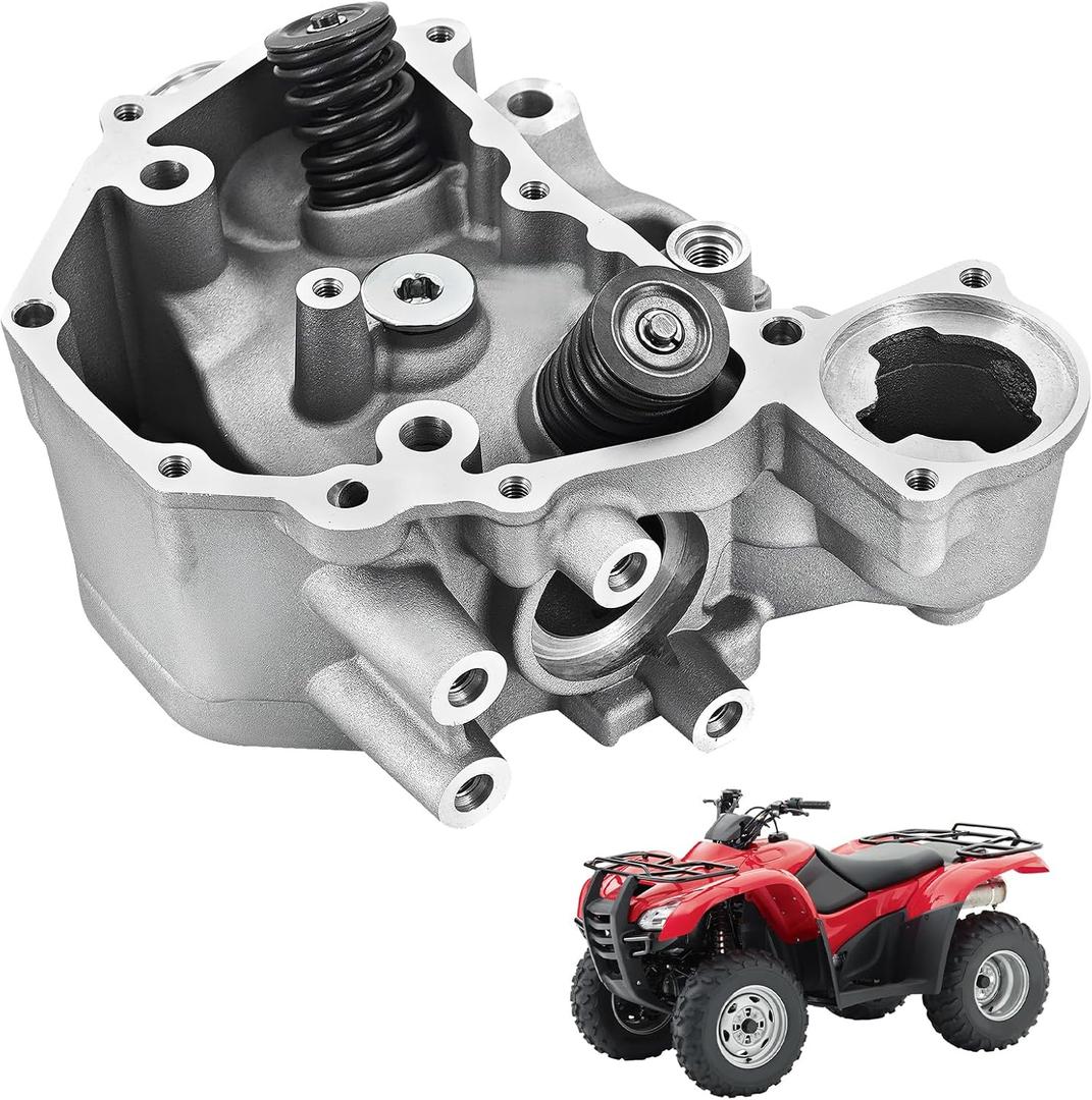 12200-HP7-A01 Cylinder Head Valves Kit Compatible With Honda Rancher 420 2009-2025, Pioneer 500 2015-2023, TRX450R TRX450ER 2006-2014, Foreman 500 2012-2021, Foreman Rubicon 500 2015-2019