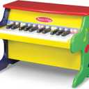 Melissa & Doug Learn-to-Play Piano with 25 Keys and Color-Coded Songbook Toy Piano Kids, Toddler Toys for Ages 3+, H: 18.5 X W: 13 X D: 11.5