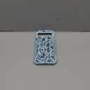 Plakill for Google Pixel 8A Case Women - Cute Girls Cover Girly Kawaii Aesthetic Unique Design Blue Flowers Heavy Duty Protective Shockproof Military Grade Teens for Google Pixel 8A Phone Cases