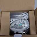 BEAUTURAL Mini Travel Steam Iron for Clothes with Dual Voltage, Temperature Control, Non-Stick Soleplate and Cord Storage, Ideal for Sewing, Quilting and Handcraft (White)