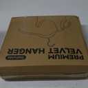 Sishynio Premium Velvet Shirt Hangers 30 Pack, Non-Slip 360° Swivel Hook Slim Flocked Coat Hanger, Space Saving Felt Hanger for for Tank Top, Blouses, Strappy Dresses