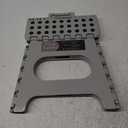 Non-Slip Folding Step Stool, Sturdy Safe Enough - Holds up to 300 Lb - 11 inch Footstool for Adults or Kids, Folding Ladder Storage/Opens Easy, for Kitchen, Toilet, Camping (Light Grey, 11'')