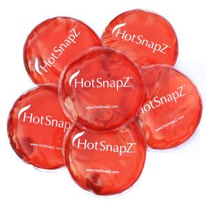 HotSnapZ Reusable Hand Warmers - 4" Round Instant Heat Packs