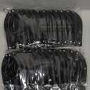 24 PCS Travel Hangers Cruise Ship Essentials Portable Folding Clothes Hangers Travel Accessories Foldable Clothes Drying Rack (Black)
