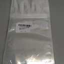 Kingrol 100 Ct 7 x 10.25 Inch Clear Stand Up Food Pouch Bags with Resealable Lock Seal Zipper, Heat Sealable Packaging Bags for Food Storage