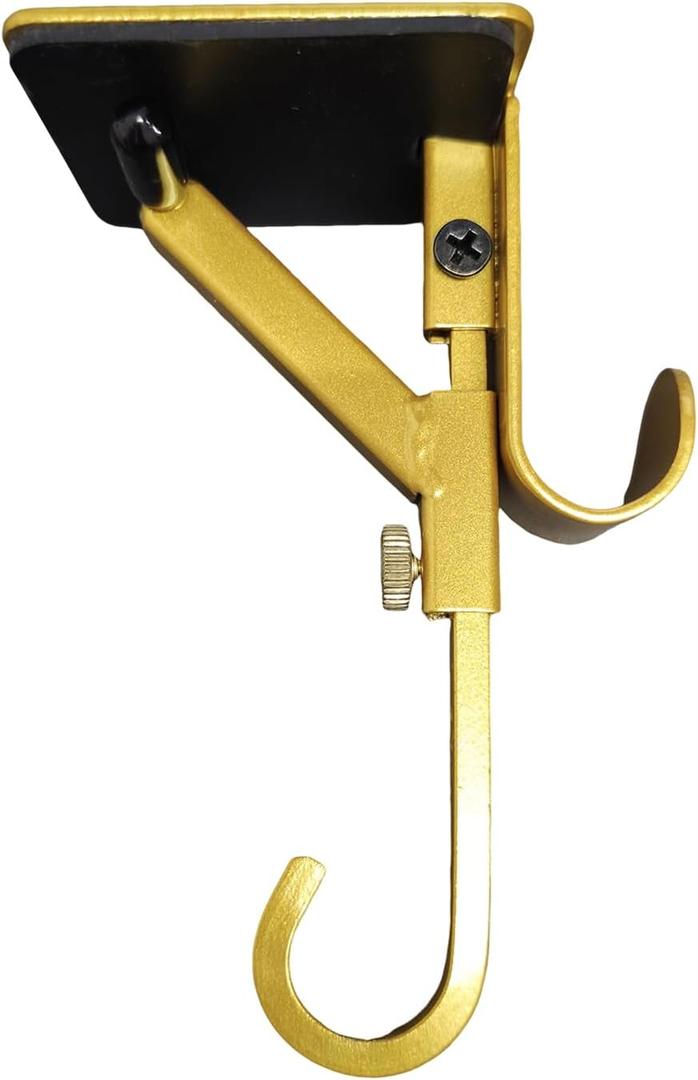 Christmas Stocking Holder - Decorative Fireplace Stocking Hanger, Metal Mantel Hook | Non-Slip Decoration Display Stand, Rustic Holiday Sock Display, Indoor Hanging Rack for Family Stockings,