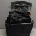 Car Trunk Organizer and Storage with Lid & Removable Leakproof Cooler Bag, Car Accessories 6 Removable Dividers for Custom Space, Collapsible Large Trunk Organizers Interior for SUV Sendan with Cover (Black)