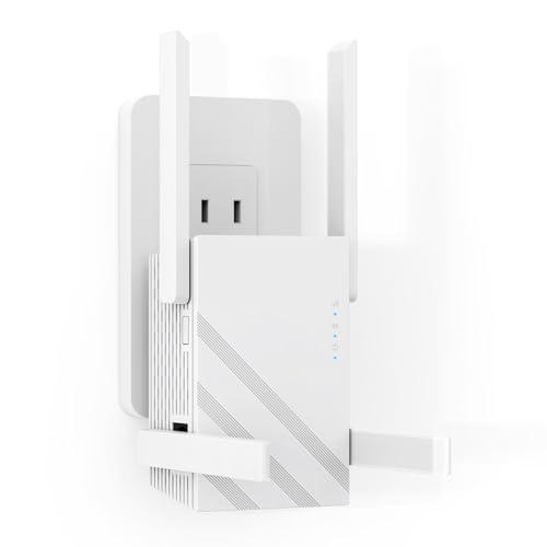 2025 1.2Gbps WiFi Extender Signal Booster, Up to 12880 sq. ft, Dual Band 5GHz/2.4GHz, WiFi Extenders Signal Booster for Home, WiFi Range Extender with Ethernet Port, Connects 100+ Devices