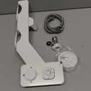 SAMODRA Bidet Attachment, Non-Electric Cold Water Bidet Toilet Seat Attachment with Pressure Controls, Retractable Self-Cleaning Dual Nozzles for Frontal & Rear Wash - Brushed Nickel