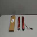 2 Pack 10" 15 LED Trailer Brake Tail Light Bar Stop Turn Tail Lights Assembly Identification Clearance Strip Red Light Waterproof for Truck RV UTV ATV Duty Marine Boats Trucks Pickups