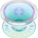 PopSockets Phone Grip with Expanding Kickstand, Adhesive Grip - Translucent Clear Iridescent