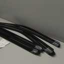 Auto Ventshade [AVS] In-Channel Ventvisor / Rain Guards | Fits 2015 - 2024 Ford F-150, 2017 - 2024 Ford F-150 Raptor SuperCrew - Smoke, 4 pcs. | 194975