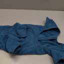 ROZKITCH Fleece Full Body Dog Suit, Pet Windproof Warm Cold Weather Jacket Vest Cozy Jumpsuit Apparel Outfit Clothes for Small Medium Large Dog Walking Sleep M (M(Back Length:18"), Turquoise)