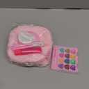 ULOVEME Kids Real Makeup Kit for Girls with Fluffy Purse - Real, Non Toxic, Washable Make Up Toy - Umicorn Toys Gift for 3 4 5 6 7 8 Years Old Girls Birthday (Pink Umicorn)