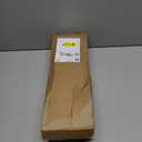 ROMGUAR CRAFT Wood Floating Shelves Set of 4, Rustic Storage Decor Wall Shelves, Wall Mounted Shelf for Living Room, Bedroom 17" x 6", Black