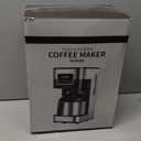SHARDOR Programmable Coffee Maker with Thermal Carafe, Drip Coffee Machine with Timer, 8-Cup Coffee Pot with Pause & Serve, Regular & Strong Brew, Auto Shut Off, Touch-Screen, Black & Stainless Steel