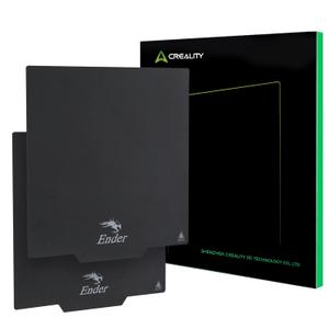 Creality Ender 3 Build Plate 2PCS 235 * 235mm Soft Magnetic 3D Printer Bed PC Coating 3D Printer Mat for Ender 3/Ender3 V2/Ender 3 V3 SE/Ender 3 Pro/Ender 5 Pro