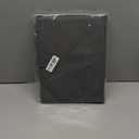 Wonderpool A4 PU Leather 3 & 4 Ring Holder Writing Portfolio Multi Document Case with Removable Binder Clipboard and Functional Pocket for Organizer Office Travel School (Grey)