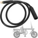 9 Pin E-Bike Motor Extension Cable, Female to Male Electric Bike Wire, Waterproof E-Bike Cable Conversion Kit, Wheel Motor Extension Cable for E-Bike(1.5x600mm)
