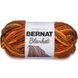 Bernat Blanket Super Bulky Yarn, 5.3oz, Guage 6 Super Bulky, Fall Leaves