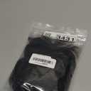 Aimole Mens Wigs Short Black Straight Hair Synthetic Full Wig(2 Black)