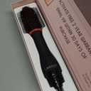 Plus 2.0 Hair Dryer Brush Blow Dryer Brush in One, 2'' Oval Brush Head Hot Air Brush Styler & Volumizer with Ionic Technology, NTC Smart Temp Control for Smooth, Frizz-Free, Shiny Hair (Black)