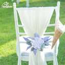 Wedding Arch Flowers Faux Flowers Set of 2 Flower Garland for Wedding Decorations for Reception and Wedding Welcome Sign (Blue)