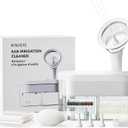 KAUGIC Electric Ear Wax Removal Kit, FSA-HSA-Eligible, Water Powered Ear Irrigation System with Sewage Collection, 4 Clean Modes, Safe & Effective, 3 Ear Tips for Adults
