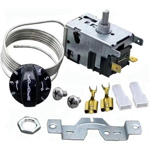 800393 800306 Temperature Control Kit Compatible with True Refrigerators Parts,Freezer Thermostat,,Replaces 800306 461387 Refrigerator Thermostat Fit TC,TSD,T Series,GDM,GEM,G4SM