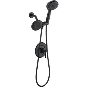 Replacement for Moen Shower Faucet Trim Kit, High Pressure Dual Shower Combo, Shower Handle, (Valve& Catridge Not Inclued), Matte Black