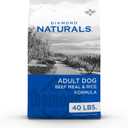Diamond Naturals Adult Dry Dog Food Beef Meal and Rice Formula Made with Quality Pasture-Raised Beef Protein, Probiotics and Essential Nutrients (EXP 07/22/27)