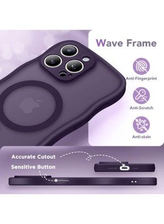 GVIEWIN for iPhone 14 Pro Max Case Compatible with MagSafe, [Military Grade Protection] [Screen Protector] Full Camera Protection Floral Translucent Women Magnetic Phone Case