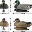 Duck Decoy for Hunting, Mallard Floating Realistic Decoys, Plastic Waterfowl Hunting Decoy Garden Decor