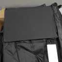 REEVAA Dog Car Seat Cover for Back Seat, Hard Bottom Dog Hammock, Pet Bed Extender for 2-4 Large/Medium Dogs, Waterproof Seat Protector, Universal L Size Fits for SUV Medium Truck, Black