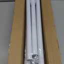 4 Pack White Tension Curtain Rod for Windows 28 to 48 inch, Adjustable Expandable Pressure Spring Curtain Rod No Drilling, 7/8" Curtain Rod for Bedroom Doorway Closet Door