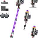 Cordless Vacuum Cleaner, 500W 50KPA 60Mins Vacuum Cleaners for Home, Self-Standing Stick Vacuums with LED Display, Anti-Tangle, Lightweight, Rechargeable Wireless Vacumm for Pet Hair Carpet Floor