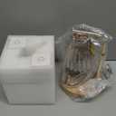 APSARAS USA Candle Warmer Lamp with Timer,Adjustable Height Candle Warmer,Dimmable, Home Decor,Wax Warmer Lamp for Jar Candles with 2 Bulbs and Life Flower Wooden Base,Gift Box for Her/Him (TD1283) (Champagne Gold-01)