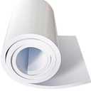 Closed Cell Neoprene Foam Rubber Sheet with Adhesive - 60 x 8 x 1/2 Inch Multi-Function Insulation, Soundproofing, and Weatherproof Foam Padding Easy Cut DIY, White