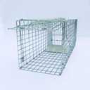 26" Folding Collapsible Humane Live Animal Cage Trap No-Kill Trapping Kit for Humane Catch Release Rodent Rabbits, Stray Cat, Squirrel, Raccoon, Opossum, All Fit Sized Animals, 2-Door Heavy Duty